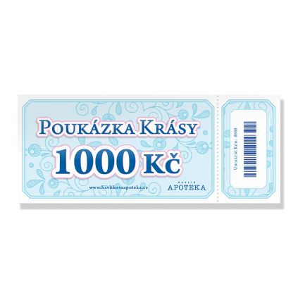 Dárková poukázka 1000 Kč od Havlíkovy apotéky