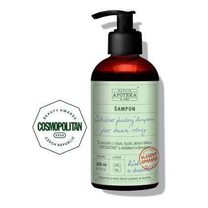 Cibulovo fazolový šampon na tmavé vlasy 200 ml od Havlíkovy apotéky